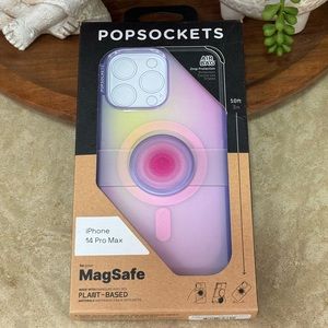 🌷Popsocket Aura Magsafe 14 Pro Max IPhone Phone Case